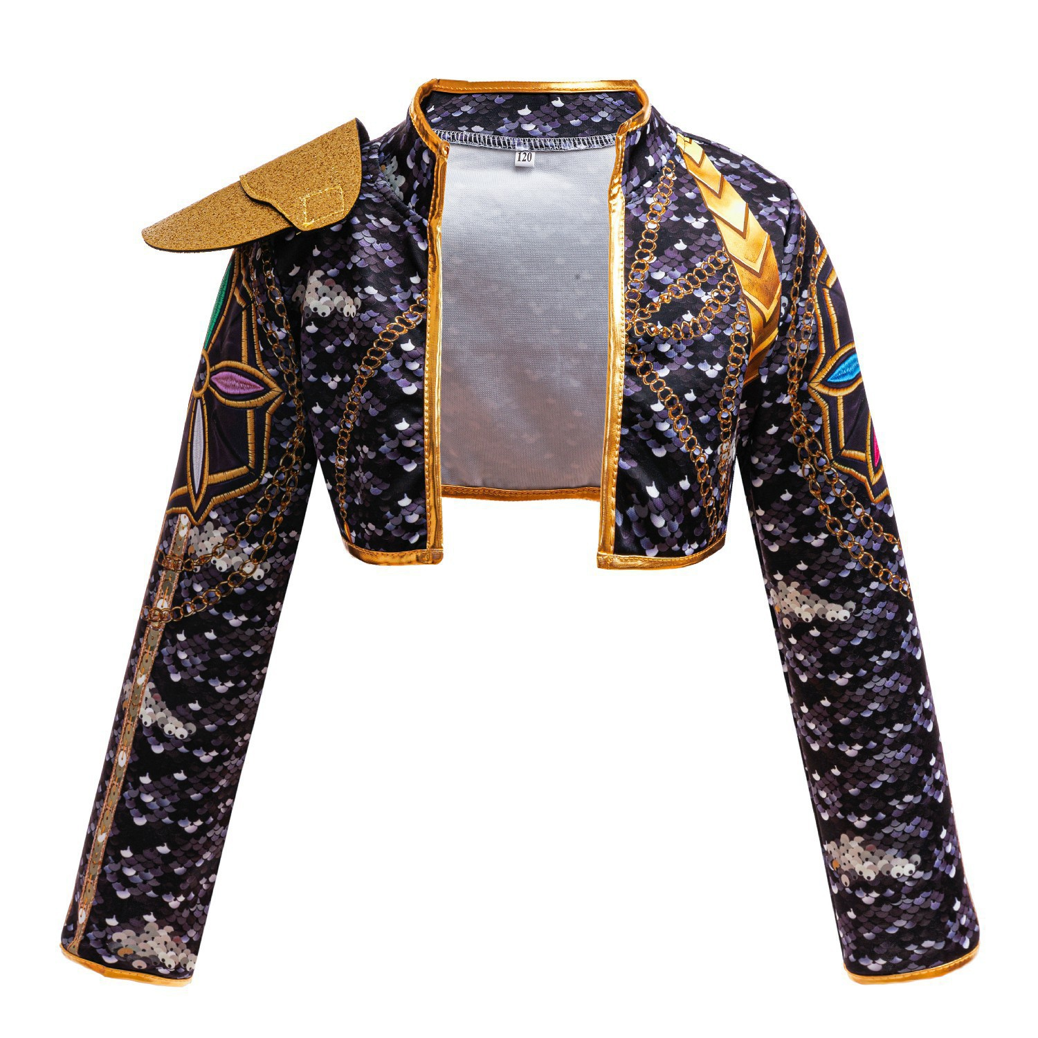 Kids Black Gold Sequined Jacke – обзор и цена Sewing Jackets