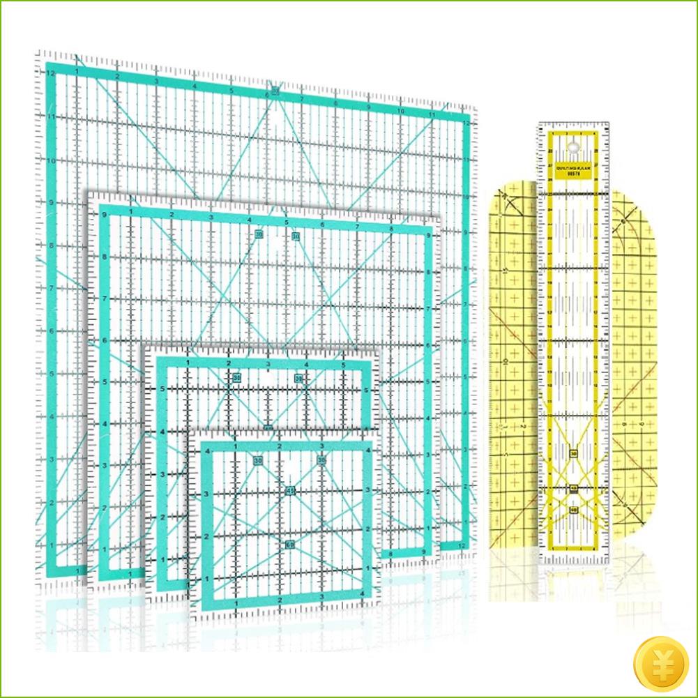 6 Piece Quilting Ruler Ironing – обзор и цена Quilting Ruler Square