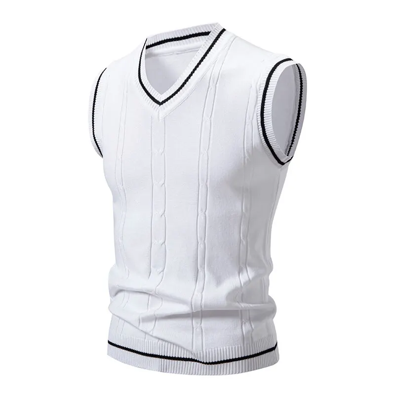 Autumn Men's V Neck Knit Vests – обзор и цена Sewing Vest
