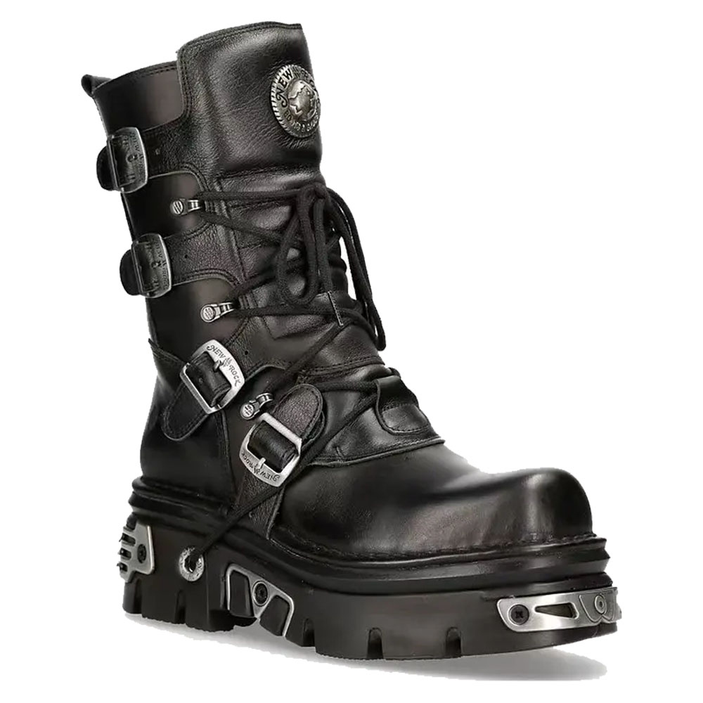New Men's Punk Motorcycle Boot – обзор и цена Sewing Zipper