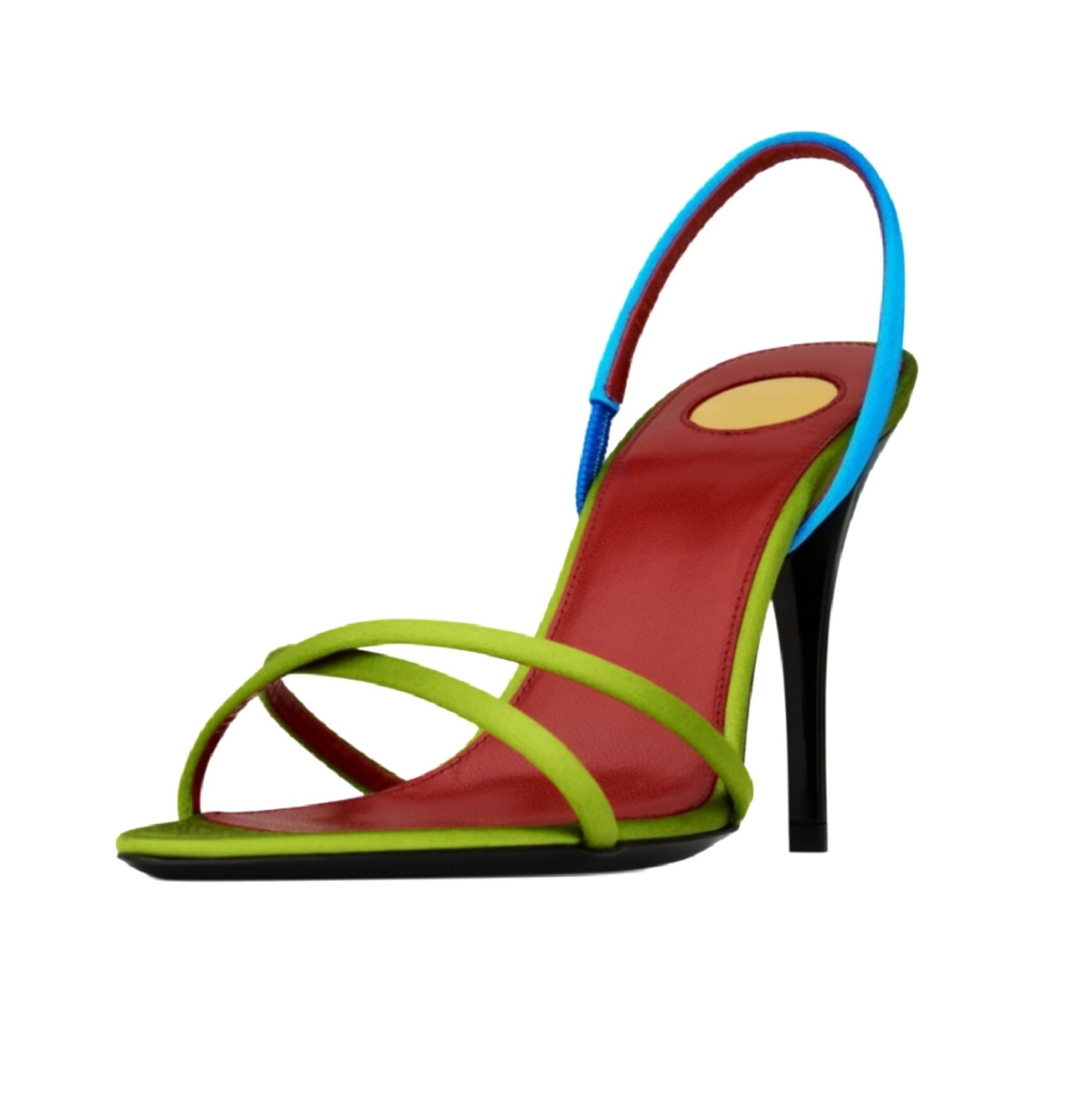 Women's Color Block Satin Cris – обзор и цена Sewing Nylon