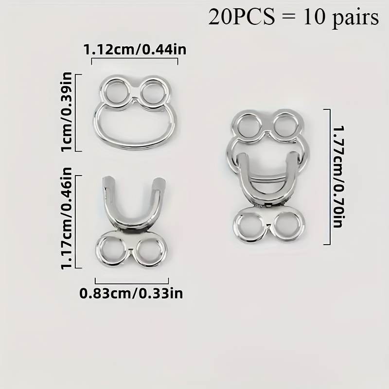 50sets Metal Alloy Invisible C – обзор и цена Hook Eye Fastener