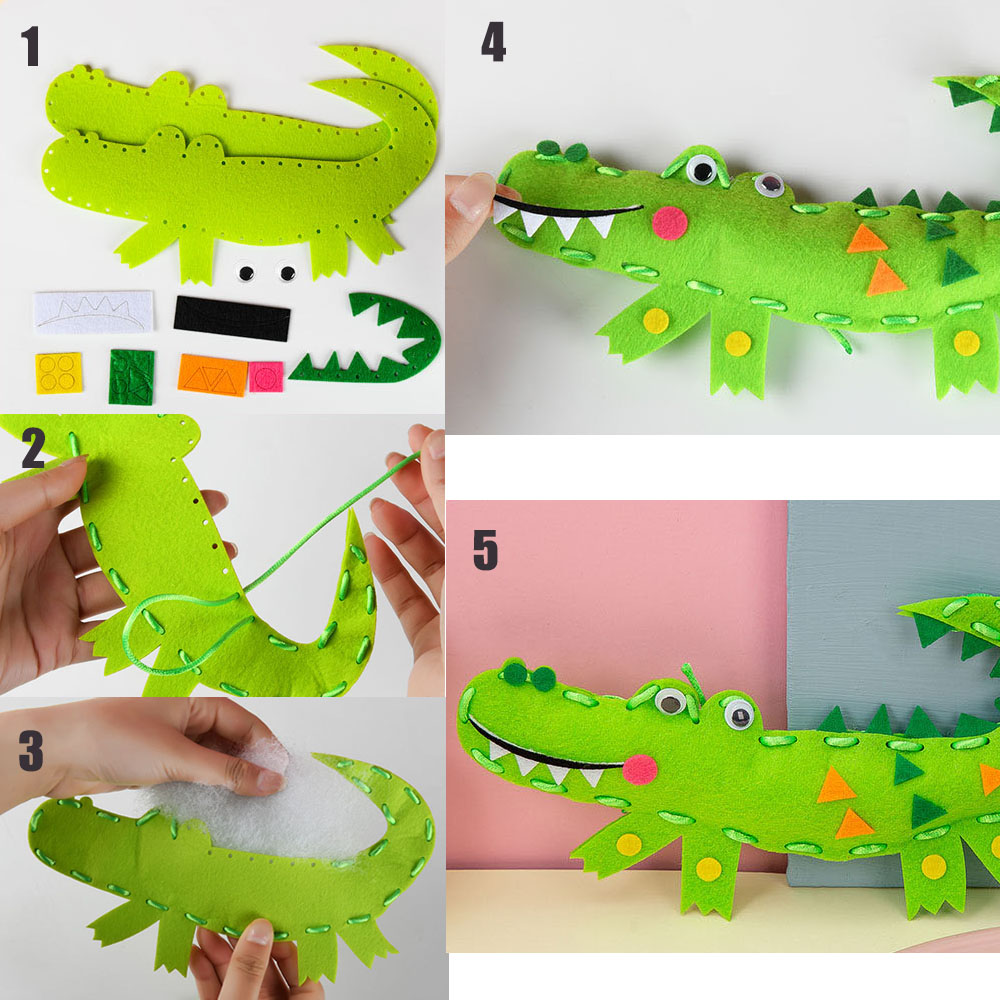 Cartoon Animal Sewing Craft Ki – обзор и цена Textile Sewing Kit