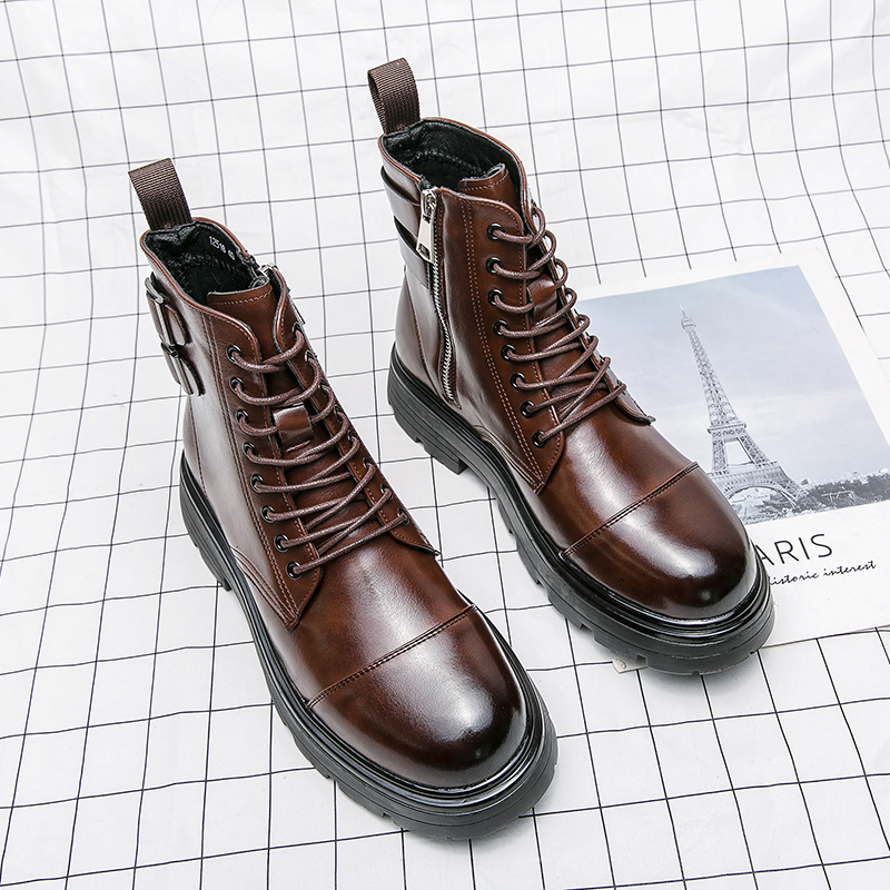 Brand Men's Naked Boots Fashio – обзор и цена Sewing Zipper