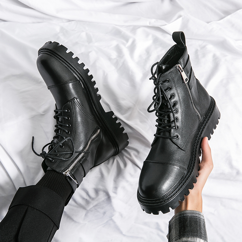 Brand Men's Naked Boots Fashio – обзор и цена Sewing Zipper