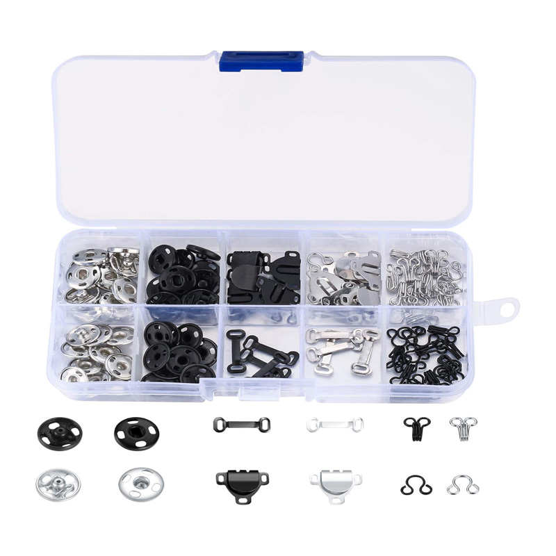 100 Pcs Sewing Hooks and Eyes  – обзор и цена Hook Eye Fastener