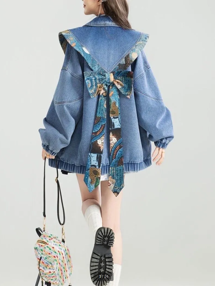 Vintage Denim Jacket Outwear W – обзор и цена Sewing Jackets