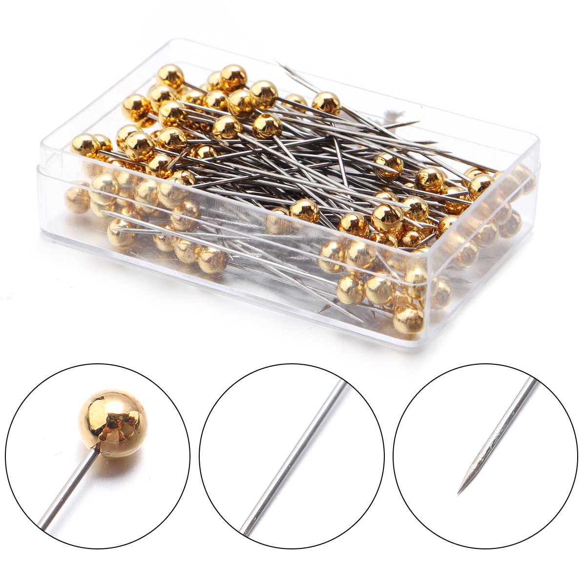 100Pcs Color Ball Head Pins St – обзор и цена Sewing Art