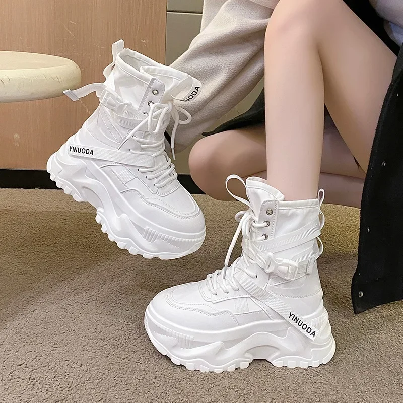 Fashion Women Chunky Platform  – обзор и цена Sewing Nylon