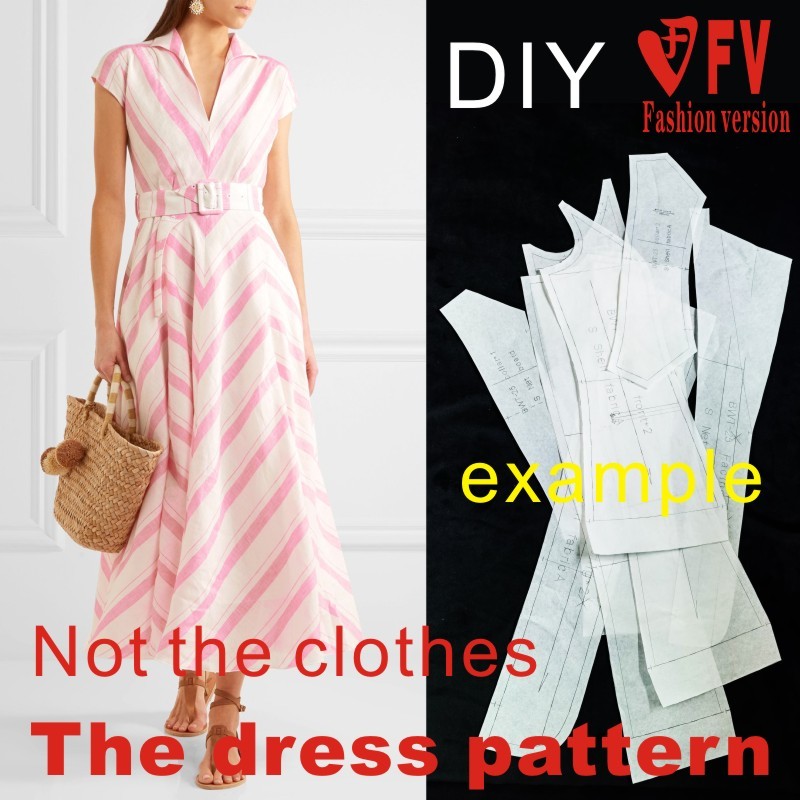 Women's clothing pattern V-Nec – обзор и цена Textile Sewing Patterns