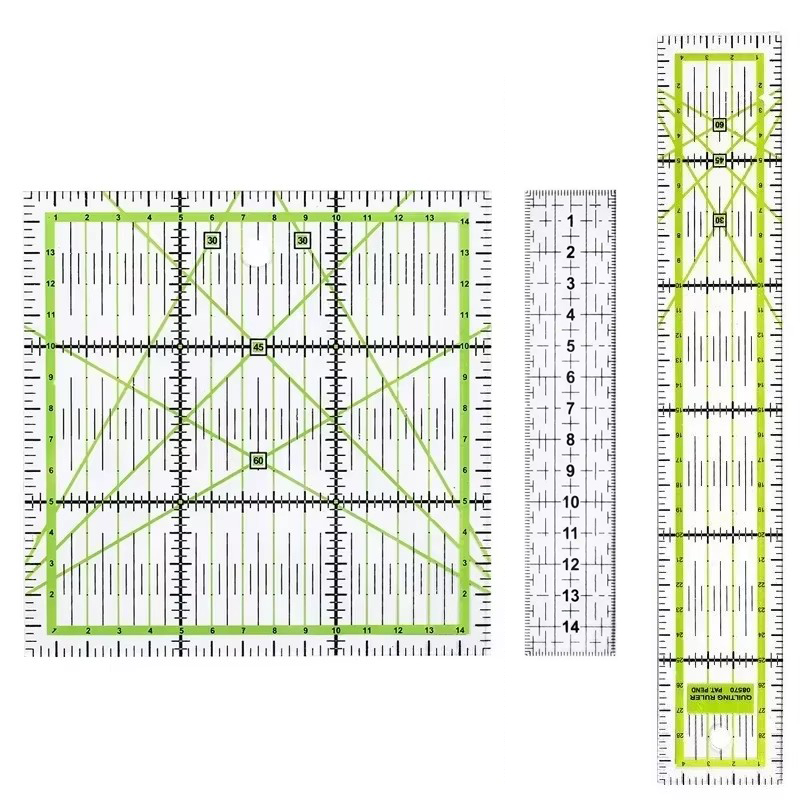 1/2pcs 15cm Quilting Patchwork – обзор и цена Quilting Ruler Square