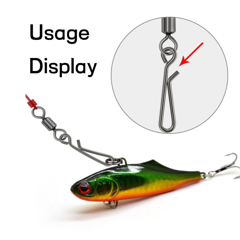100pcs Saltwater Fishing Stain – обзор и цена Hook Eye Fastener