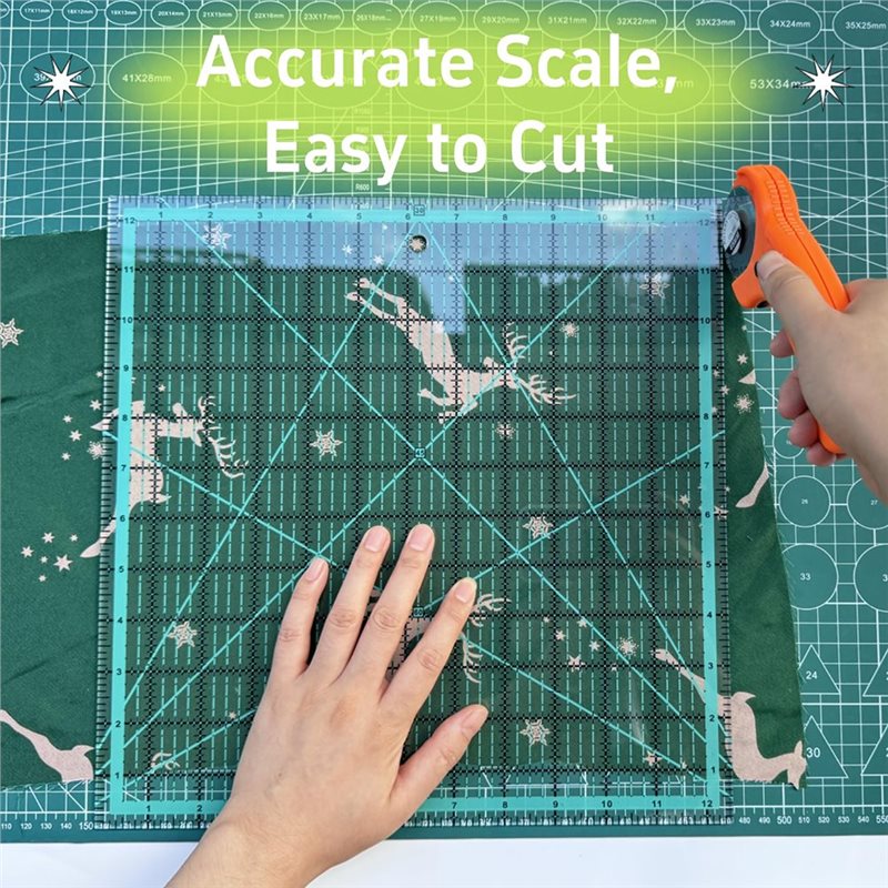 A25F-Blue 7-Piece Collar Ruler – обзор и цена Quilting Ruler Square