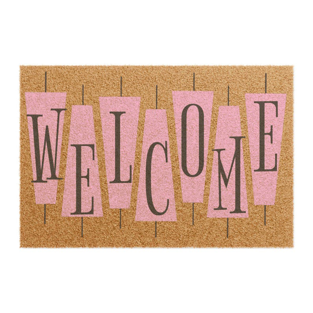 Retro Pink Cute Doormat Welcom – обзор и цена Century Textile & Sewing Supply Avenue C North Saskatoon Sk