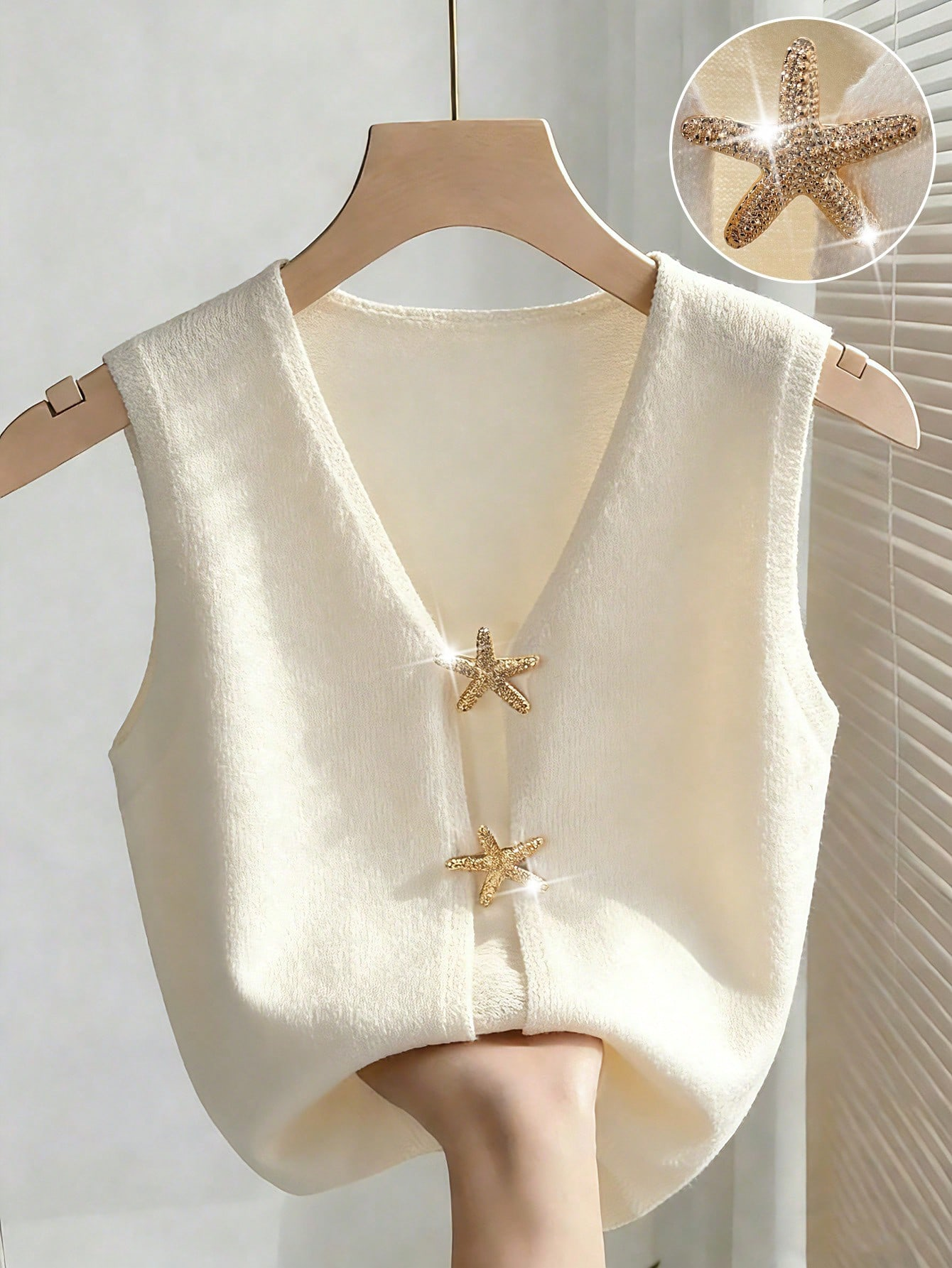 Women's Knitted Vest Cardigan  – обзор и цена Sewing Vest