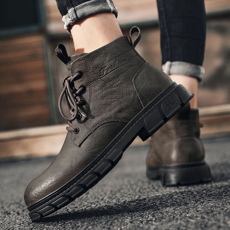 Men's boots 2026 mid top men's – обзор и цена Sewing Nylon
