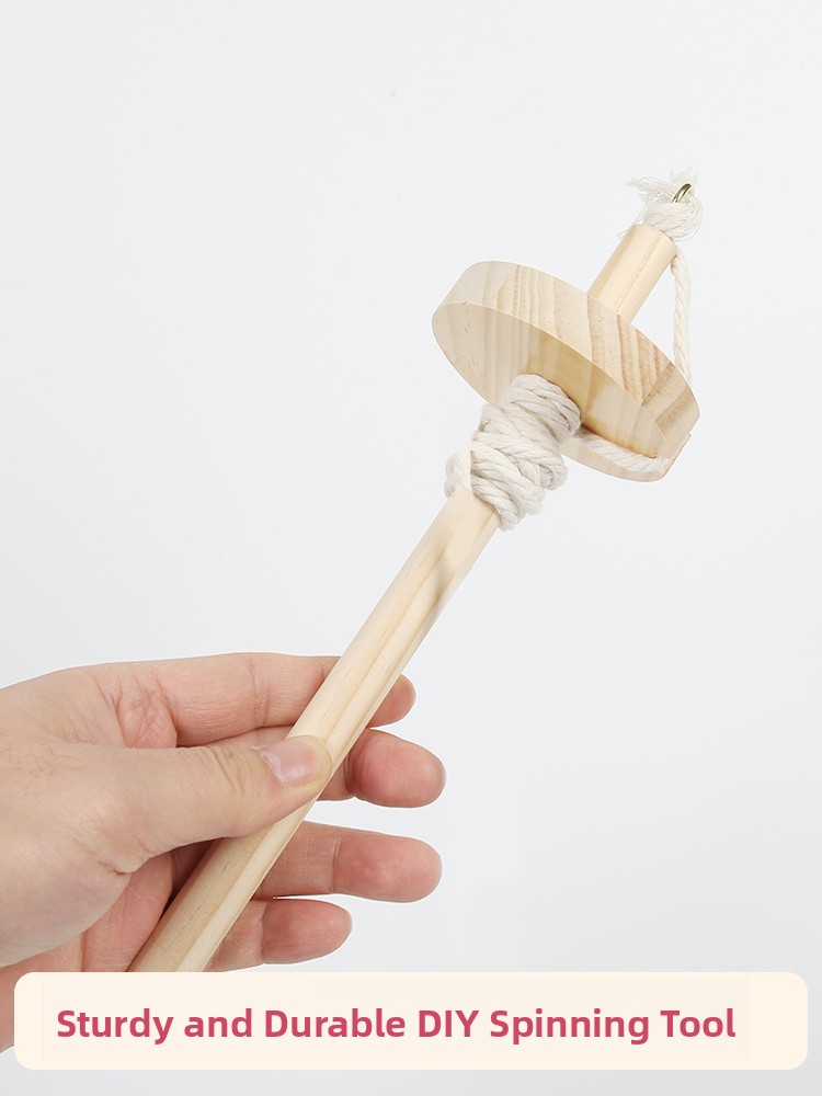 Wooden Spinning Mallet DIY Yar – обзор и цена Textile For Sewing