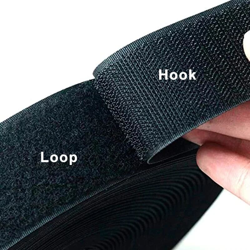20-50mm Black White Hook and L – обзор и цена Velcro Sew On