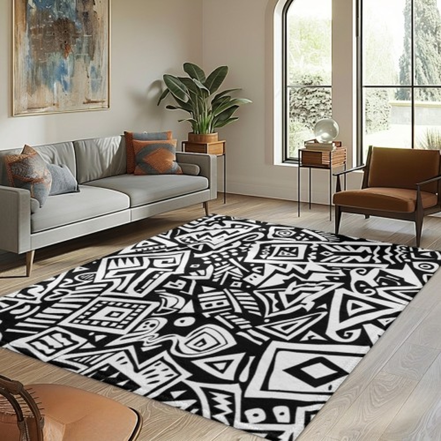 Vintage Wave Pattern Rug: Mid- – обзор и цена Century Textile & Sewing Supply Avenue C North Saskatoon Sk