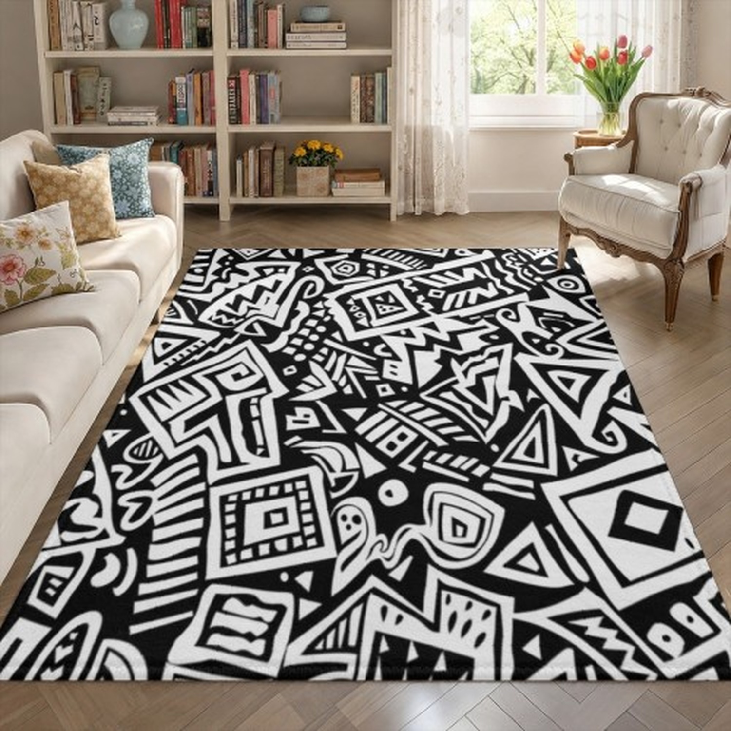 Vintage Wave Pattern Rug: Mid- – обзор и цена Century Textile & Sewing Supply Avenue C North Saskatoon Sk