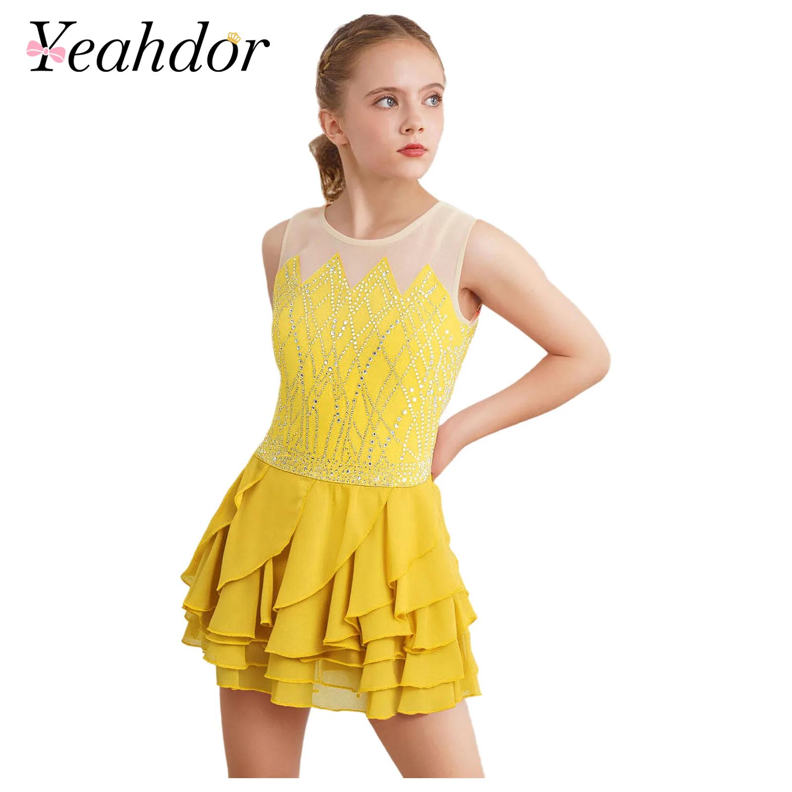 Girls Mesh Figure Skating Dres – обзор и цена Sewing Vest