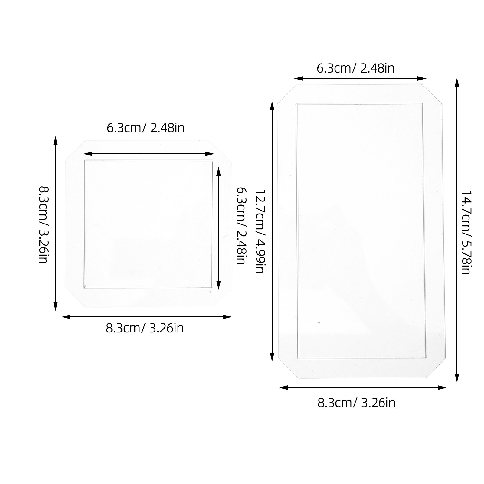 4Pcs Acrylic Quilting Template – обзор и цена Quilting Ruler Square