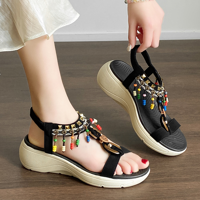 2026 New Casual Round Toe Open – обзор и цена Elastic Waistband Roll