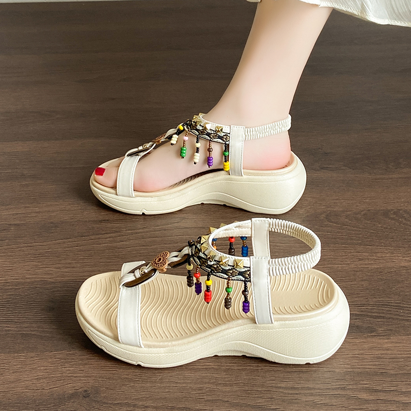 2026 New Casual Round Toe Open – обзор и цена Elastic Waistband Roll