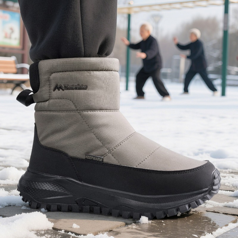 Men's Boots Warm Snow Boots Wa – обзор и цена Sewing Zipper
