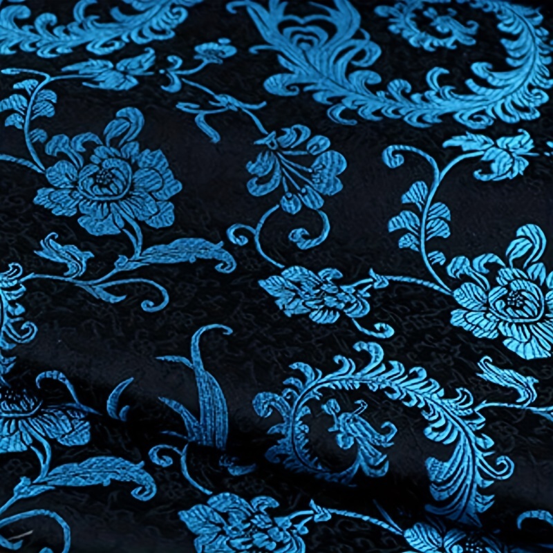 3D Blue Phoenix Tail Brocade F – обзор и цена Sewing Fabric