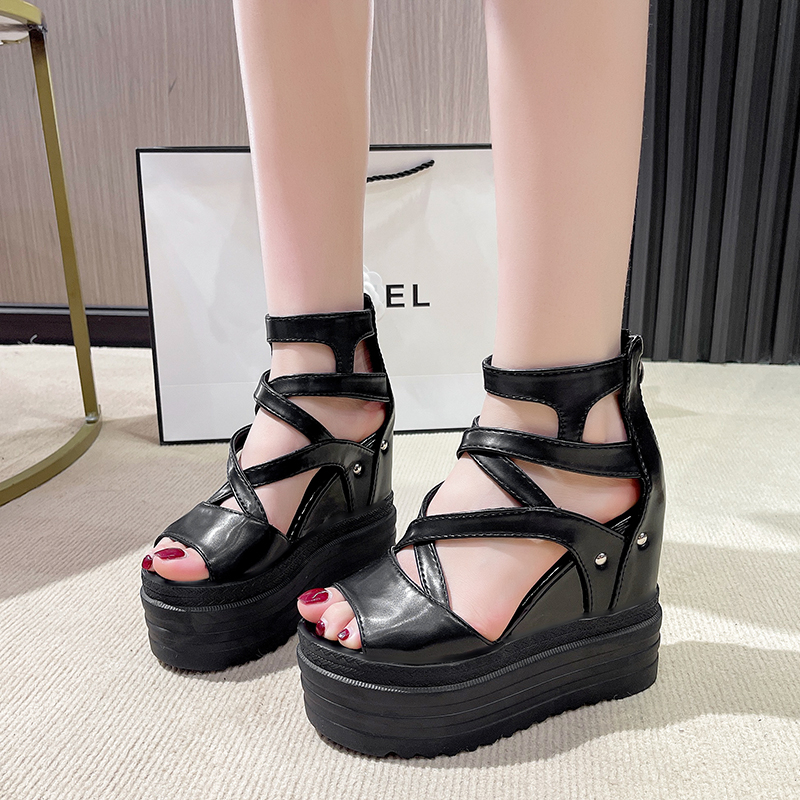 13cm Summer Women's Wedges Thi – обзор и цена Sewing Zipper