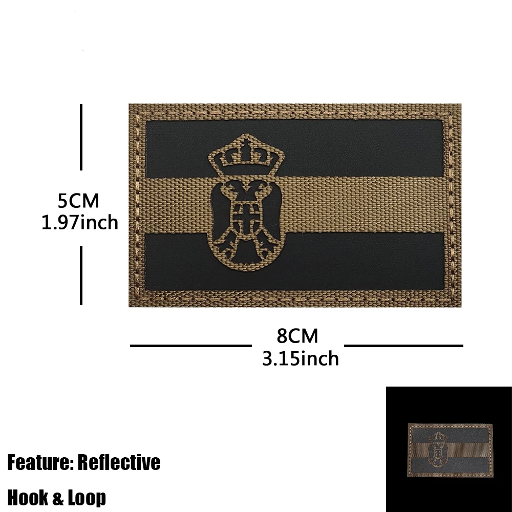 Serbia Flag Tactical Patches R – обзор и цена Sewing Jackets