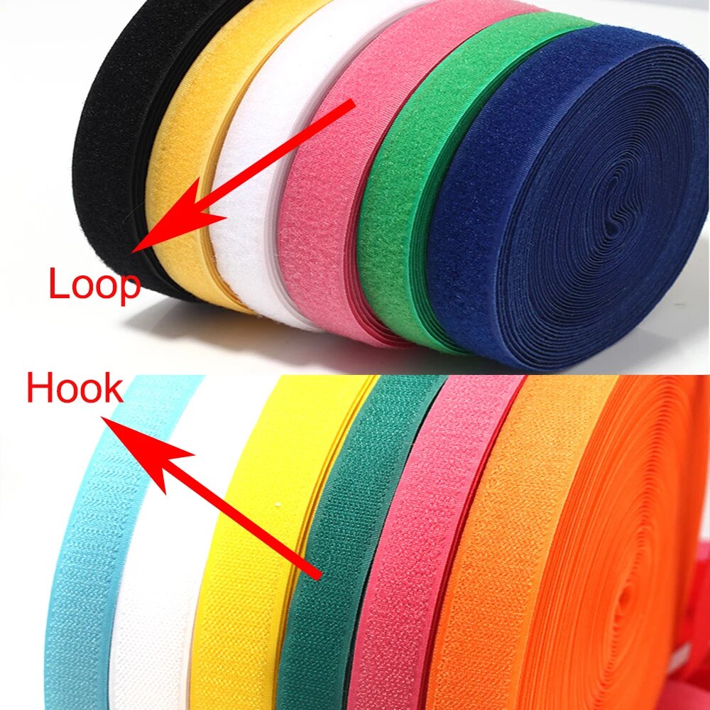 5Meter/Pair Colorful Non-adhes – обзор и цена Velcro Sew On