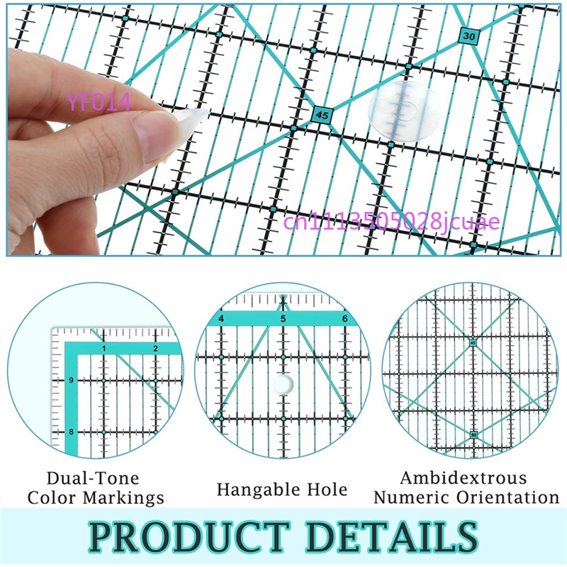 A76X Creative Grid Quilting Ru – обзор и цена Quilting Ruler Square