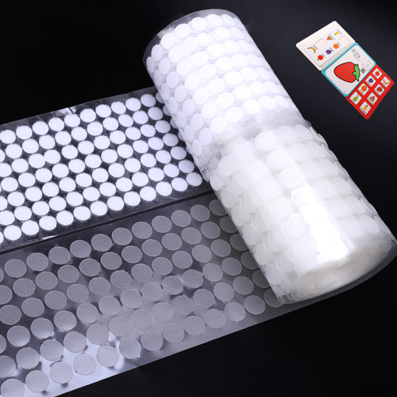 1000pair 10/15/20mm White Dot  – обзор и цена Velcro Sew On