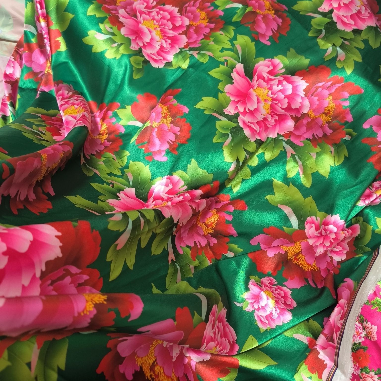Satin Fabric Cloth without Ove – обзор и цена Textile For Sewing