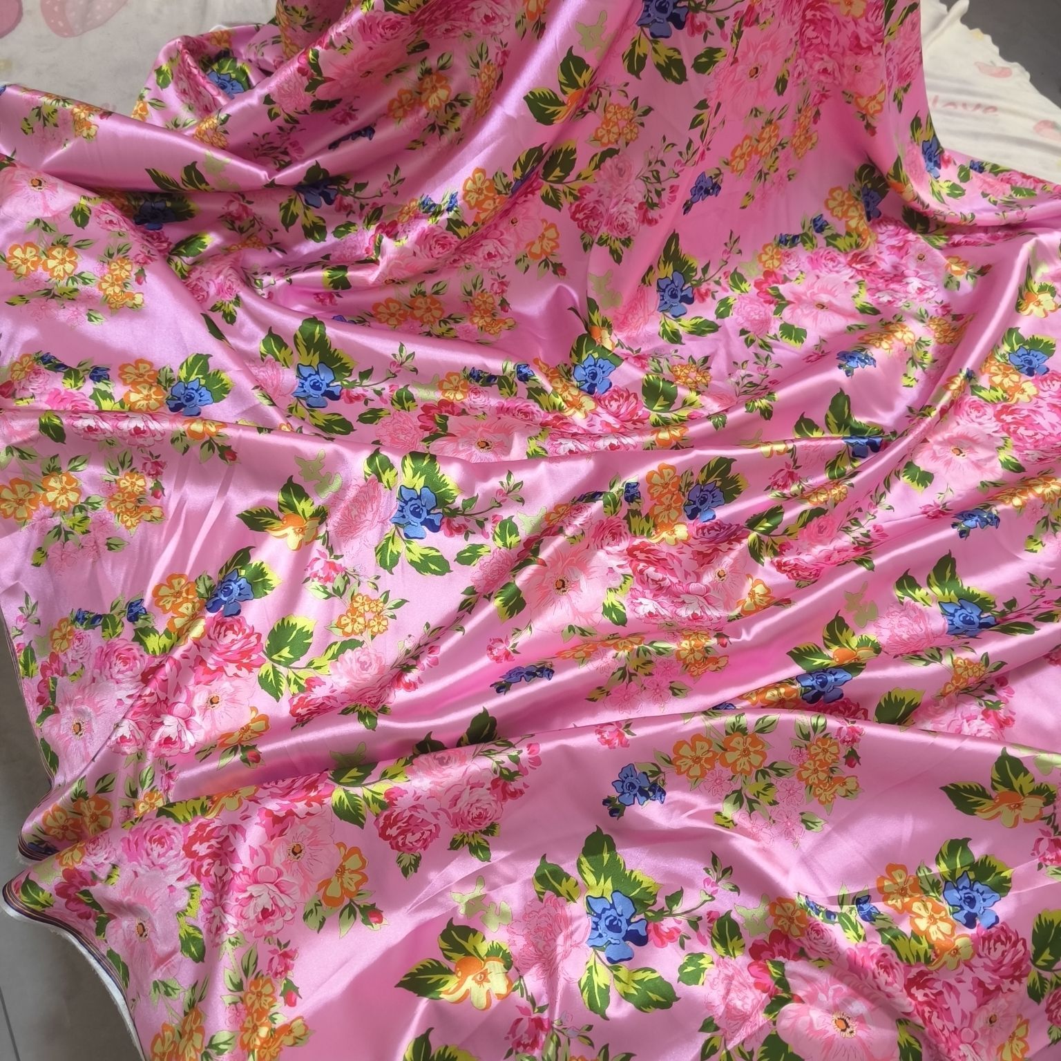 Satin Fabric Cloth without Ove – обзор и цена Textile For Sewing