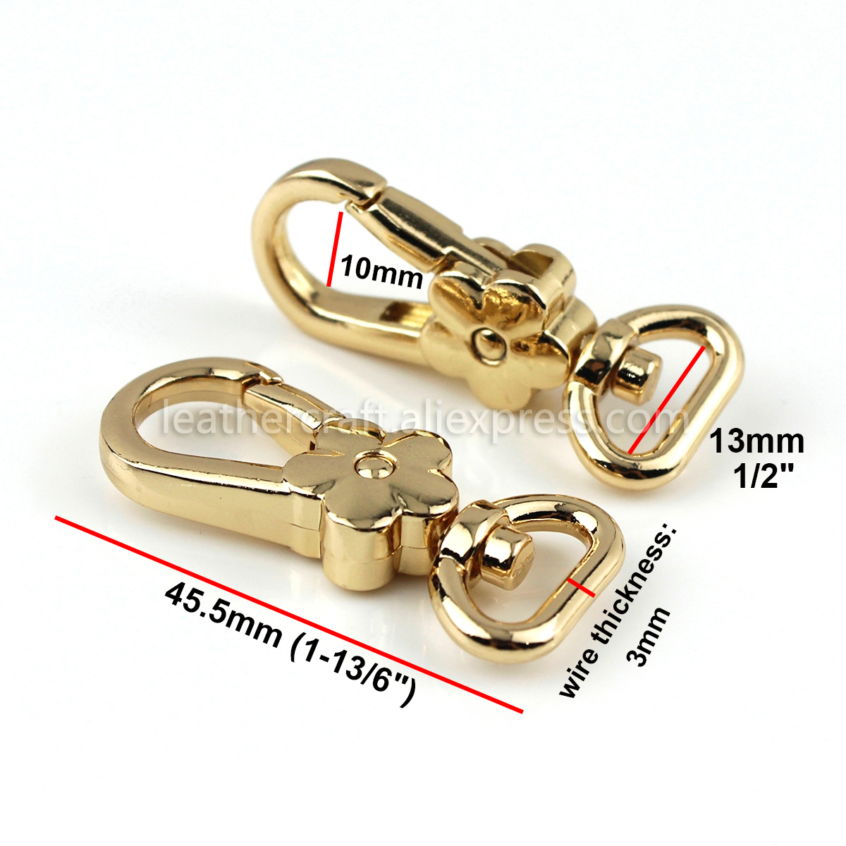 1x Metal Flower Shape Swivel E – обзор и цена Hook Eye Fastener