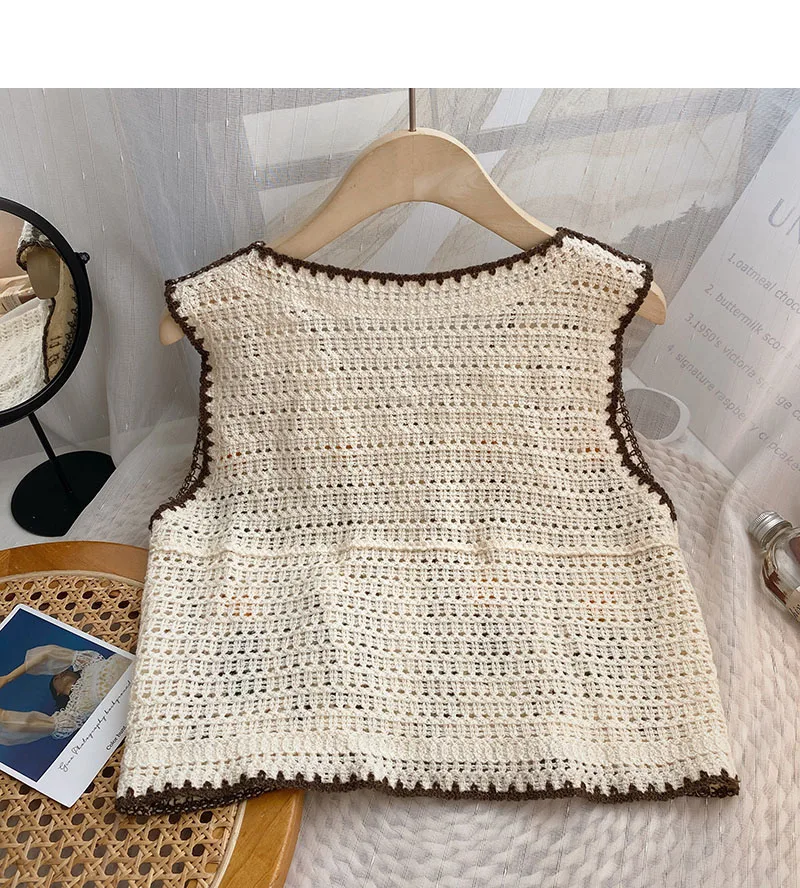 Floral Embroidered Crochet Swe – обзор и цена Sewing Vest
