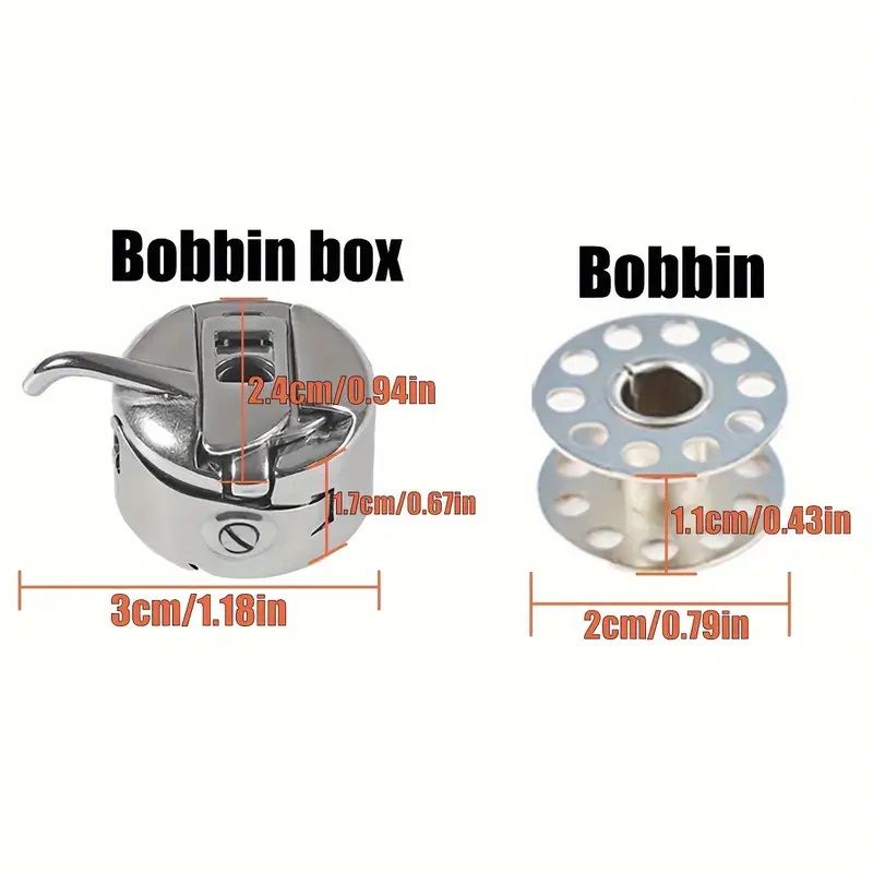 Bobbin Case and Metal Bobbins  – обзор и цена Textile Sewing Kit