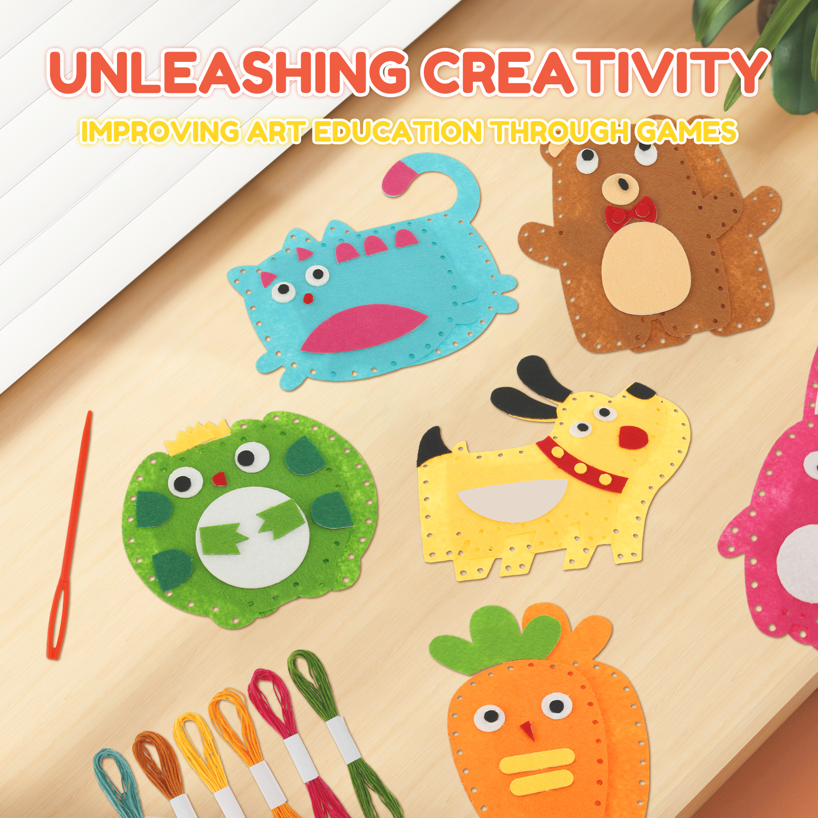 Sewing Kit Cute Animal Sewing  – обзор и цена Textile Sewing Kit
