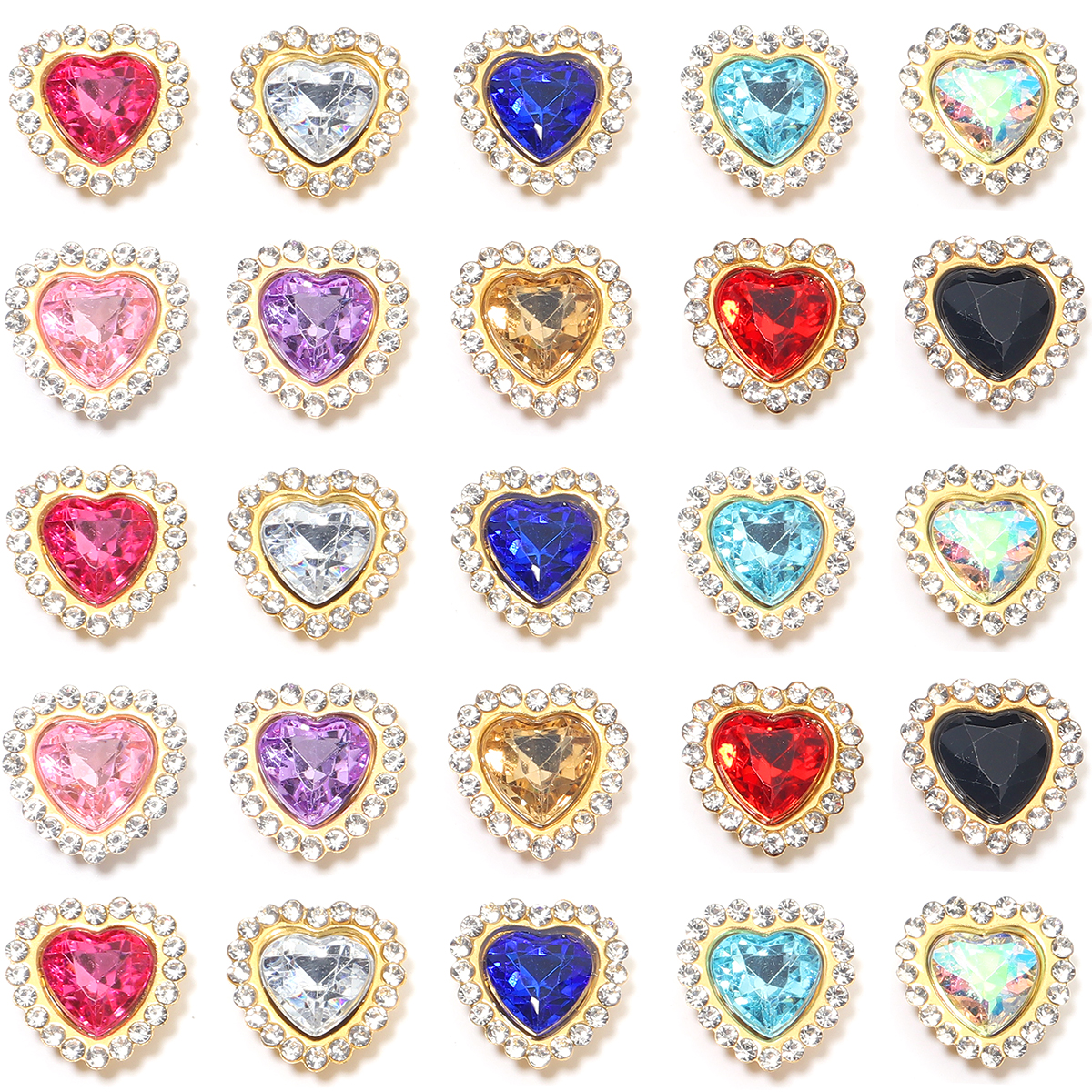 20Pcs Love Heart Acrylic Rhine – обзор и цена Sewing Art