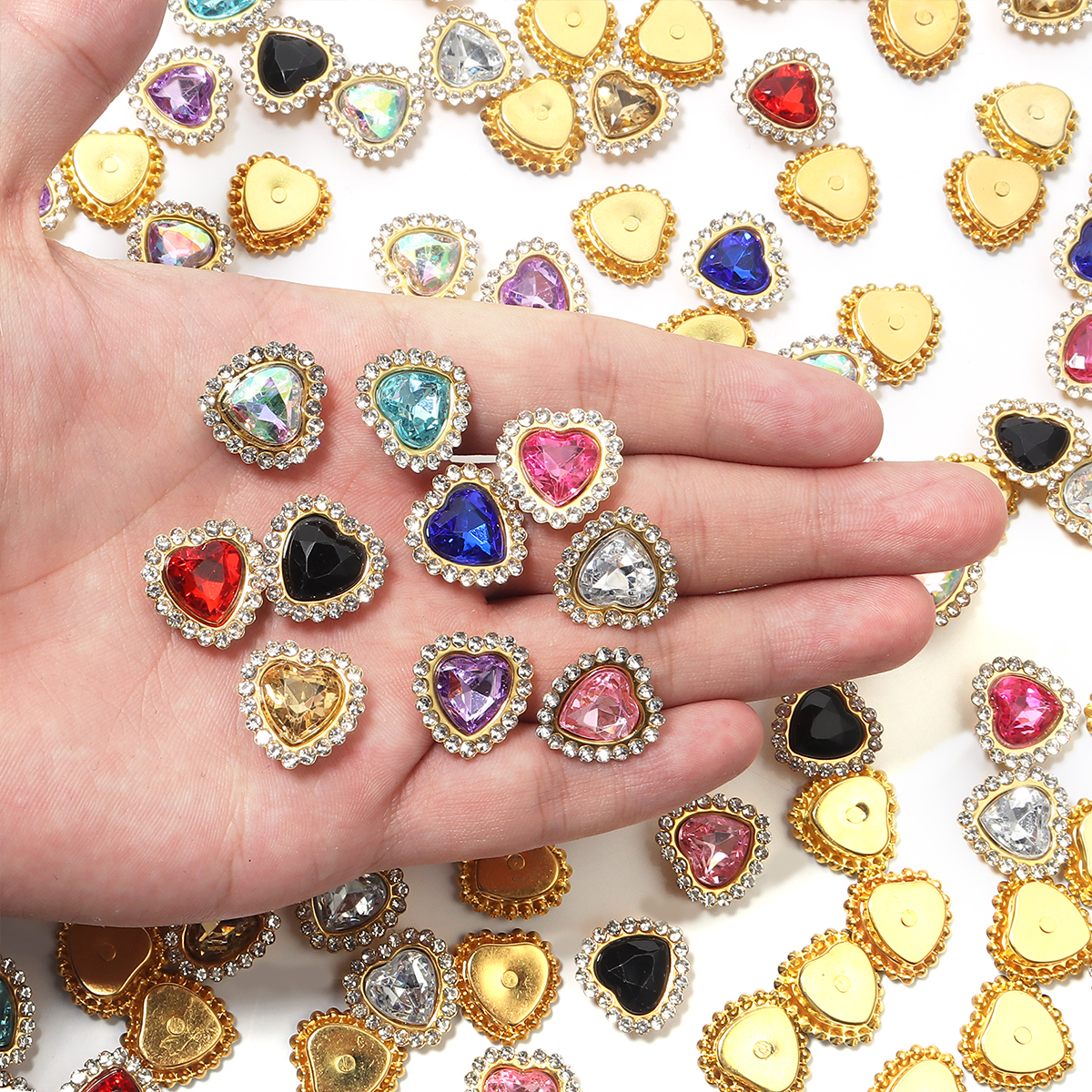 20Pcs Love Heart Acrylic Rhine – обзор и цена Sewing Art