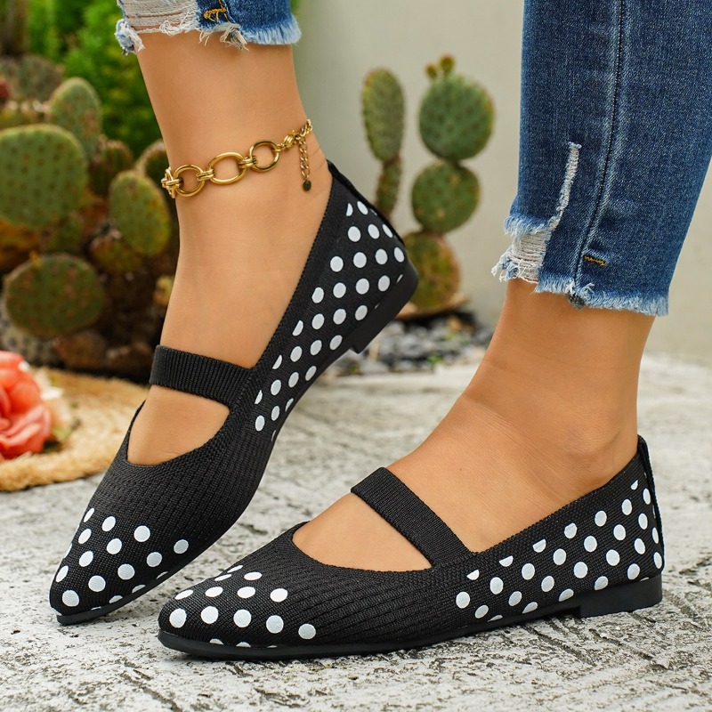 Women's Pointed-toe Polka Dot  – обзор и цена Sewing Knit